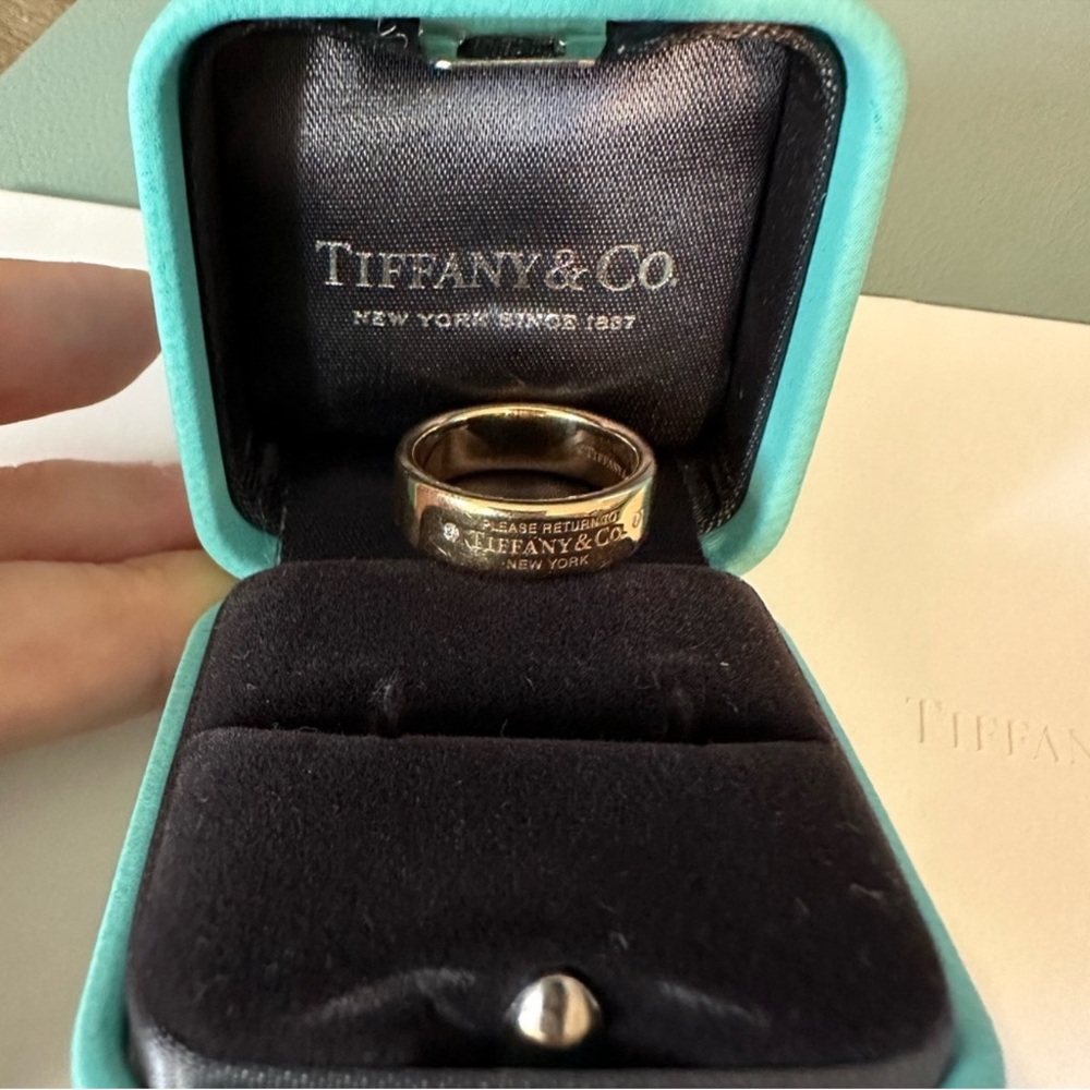 SOLD Return to Tiffany ring with diamonds
